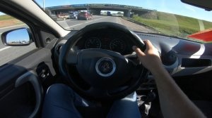 2012 Renault Logan 1.4L (75) POV Test Drive