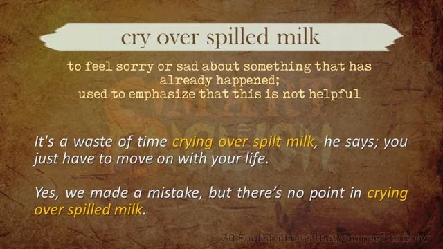 【ENGLISH IDIOMS】{30 ENGLISH IDIOMS THAT YOU NEED TO KNOW} смотреть онлайн