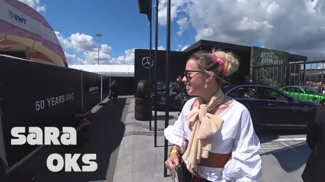 Сара Окс на автогонках серии DTM. Рубрика - новые впечатления.