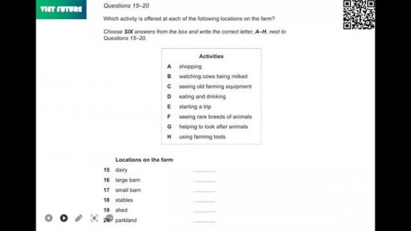 CAMBRIDGE LISTENING 17 TEST 2 | Listening with Online IELTS Test | VF English