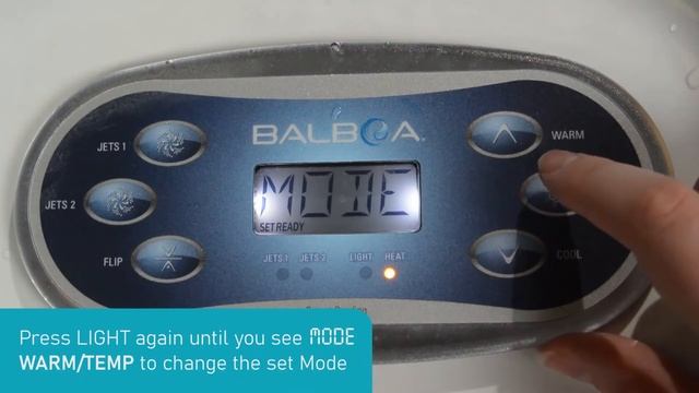 How to change your hot tub Mode | Balboa TP600 | Blue Whale Spa смотреть онлайн