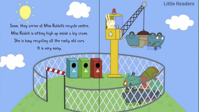 Kids Book Read Aloud: PEPPA PIG "RECYCLING FUN!" ll bedtime stories 📚 смотреть онлайн