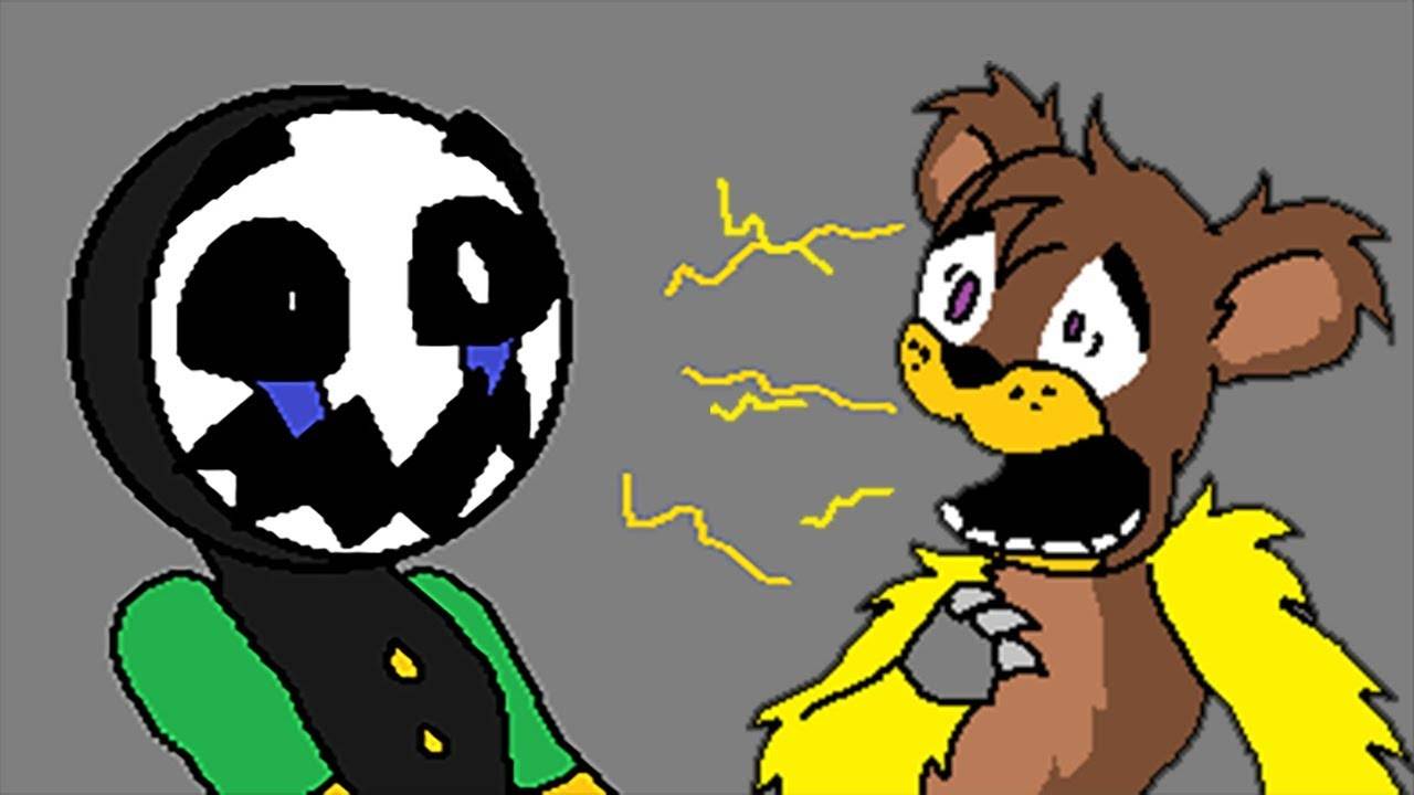 ВСТРЕЧА ДВУХ МОНСТРОВ ☘ FNAF КОМИКС #362 смотреть онлайн