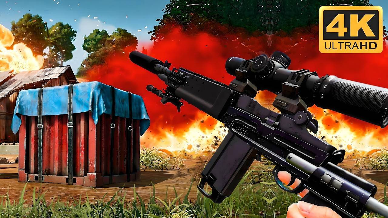 PUBG ｜ 4K ｜ MIRAMAR ｜ SOLO MK14 GAMEPLAY (No Commentary) смотреть онлайн