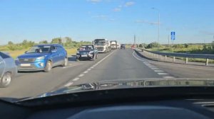 Еще одно видео огромной пробки за Лаишевкой