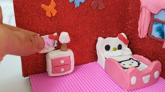 how to make house hallo kitty in polymer clay смотреть онлайн
