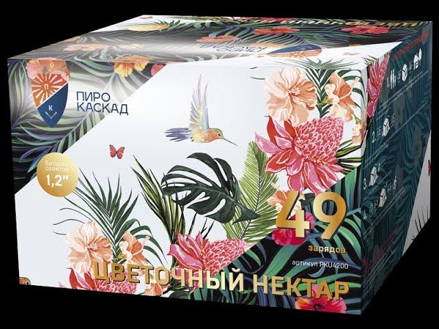 Батарея салютов PKU4200 Цветочный нектар смотреть онлайн