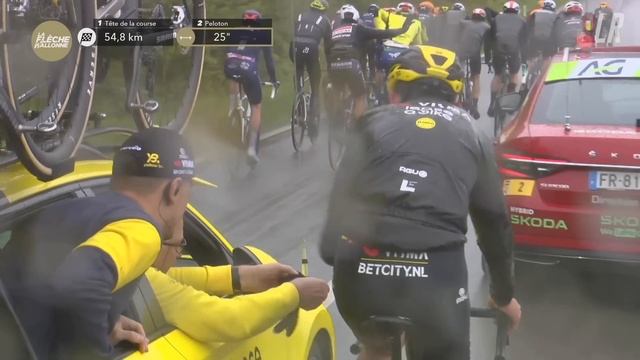 Riders STOP During Race in Freezing Conditions | La Flèche Wallonne 2024 смотреть онлайн