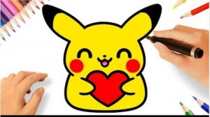 КАК НАРИСОВАТЬ ПИКАЧУ ЛЕГКО И МИЛО ❤️