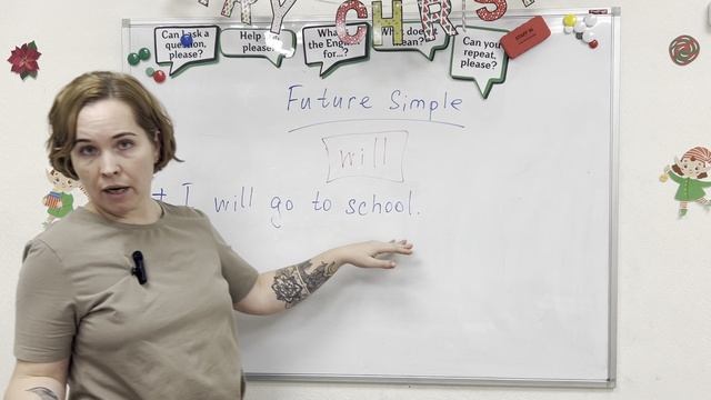 Видео для изучения грамматики по теме "Future Simple" смотреть онлайн