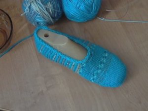 🩰Следки спицами. От мыска. Без шва. Техника - хеликс.