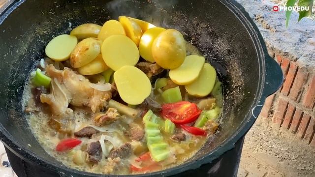 Шикарное блюдо из баранины и молодой картошки. Узбекистан Ташкент. Проведу #узбекистан #uzbekistan смотреть онлайн