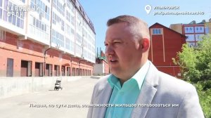 Жильцы дома на улице Красноармейской остались без пожарного проезда.
