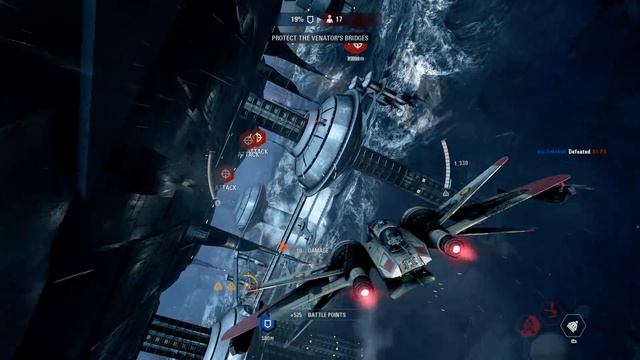 Battle on Kamino - Star Wars Battlefront 2 Starfighter Assault смотреть онлайн