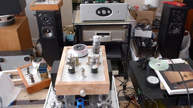 Handmade 45's SE amp 1.2watt low power output for Greg's смотреть онлайн