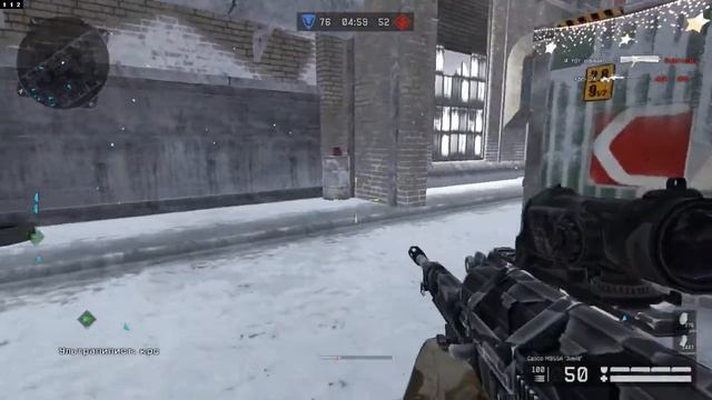 Тест штурмовой винтовки Calico M955A зима