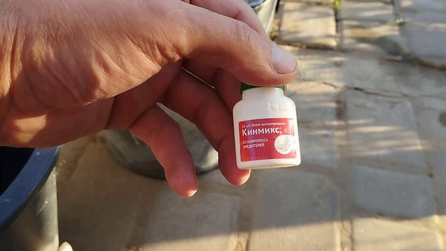 Опрыскивание сада Кинмиксом. смотреть онлайн