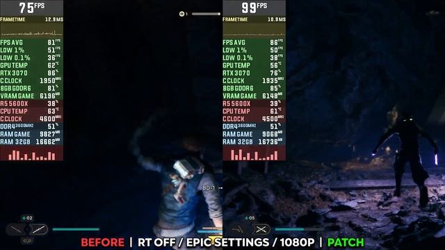 Star Wars Jedi Survivor Performance Patch - Before vs After | RTX 3070 | R5 5600x смотреть онлайн