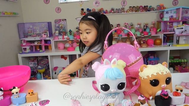 LOL Surprise Biggie Pets Complete Wave Ultra Rare Neon Kitty Mc Hammy Hop Hop Dollmation Unboxing смотреть онлайн