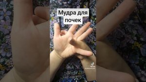 мудра для почек#мудра #руки #пальцы #почки #воблаго #практика