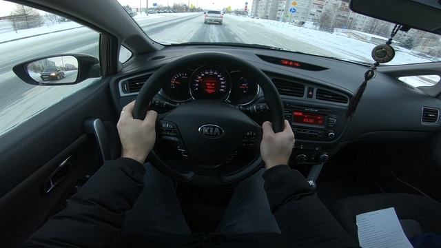 2013 KIA CEE'D 1.6L (129HP) POV CITY DRIVE смотреть онлайн