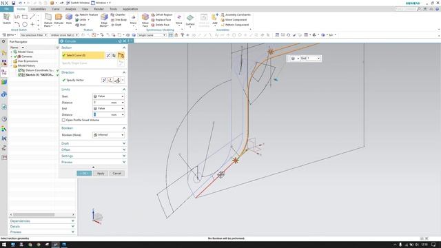 Siemens Unigraphics NX-Basic Part Modeling Example 13 For Beginners