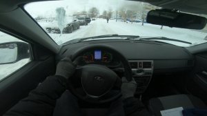 2013 LADA PRIORA 1.6L (97HP) POV TEST DRIVE 1