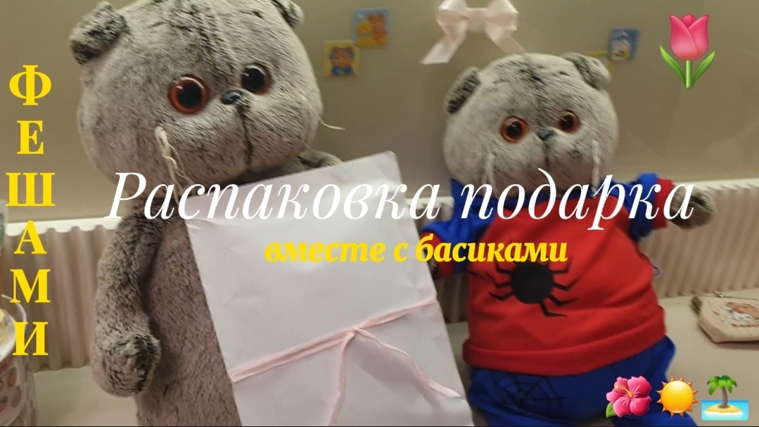 Распаковка подарка от друга Феди. ФЕШАМИ.