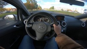 2010 Opel Corsa 1.2L POV Test Drive