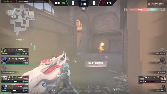 LOUD x w7m Esports (Mapa 2: Ascent) | VALORANT Game Changers Brazil смотреть онлайн