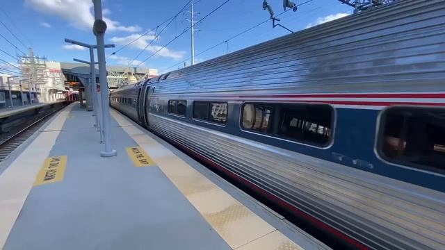 Amtrak ACS-64 #635 departing Stamford, CT (11-20-22) смотреть онлайн