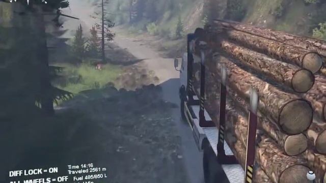 Kamaz 43115 Log Trip