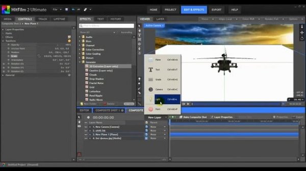 Hit Film 3D text, 3D model