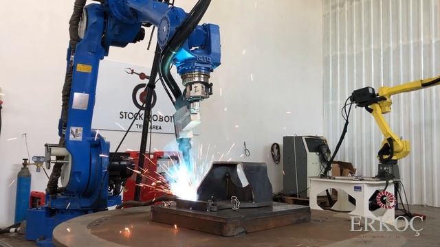 YASKAWA MOTOMAN MS 80W & FRONIUS CMT 4000 DEMO ARC WELDING