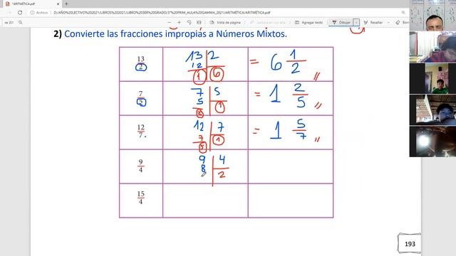 Números Mixtos - Aritmética - 3er Grado - Aula Gamma смотреть онлайн