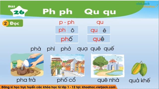 Tiếng Việt lớp 1 - Bài 26: Ph, ph, Qu, qu - trang 64, 65 - Kết nối tri thức - Cô Nga (DỄ HIỂU NHẤT) смотреть онлайн