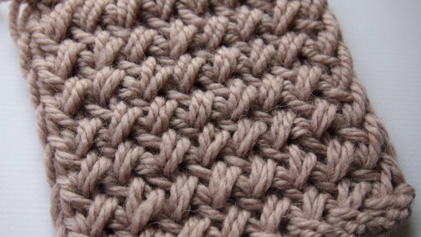Узор плетенка спицами. Всего 2 ряда! Узоры спицами вязание для начинающих* pattern Урок 59 смотреть онлайн