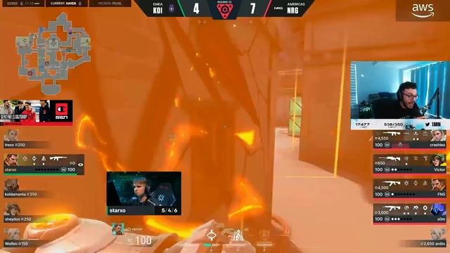 Tarik Reacts to NRG 200 IQ Against KOI Starxo Fake C | VCT LOCK//IN смотреть онлайн