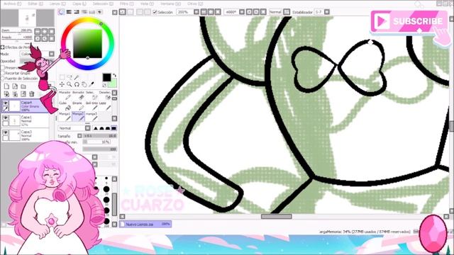 FUSION: Blue Spinel + Yellow Spinel = Green Spinel | Steven Universe | Rose Cuarzo смотреть онлайн
