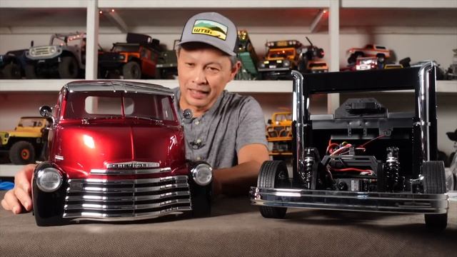 Redcat 1953 Chevrolet COE Cab Over Engine car hauler - unboxing and test run смотреть онлайн
