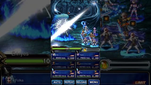 [FFBE] Chamber of Challenges Magic Ice Challenge - LGD 1 TURN KILL смотреть онлайн