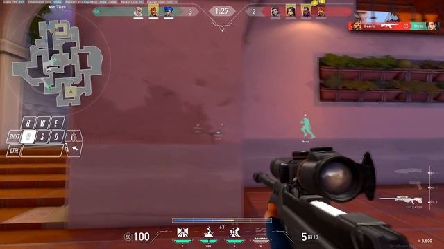 ADHD neon bhopping around streamers in valorant! смотреть онлайн