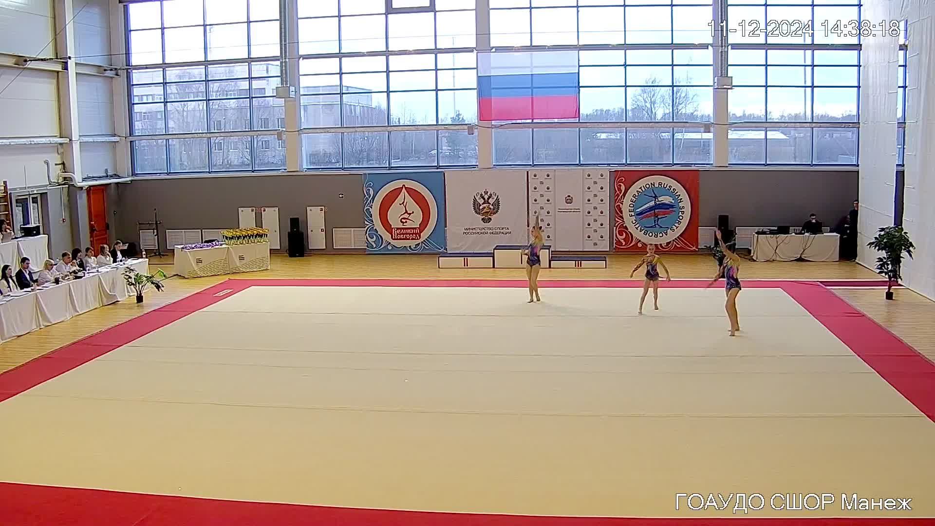 Всероссийские соревнования по спортивной акробатике "Никольские пируэты" смотреть онлайн