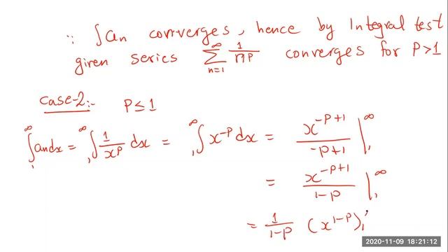 Integral Test; Lec | 42 ; CH:11, Ex: 11.3 | Thomas Calculus; Sum, Convergence & Divergence смотреть онлайн