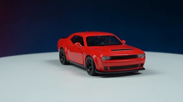 Машина металлическая DODGE CHALLENGER SRT DEMON смотреть онлайн