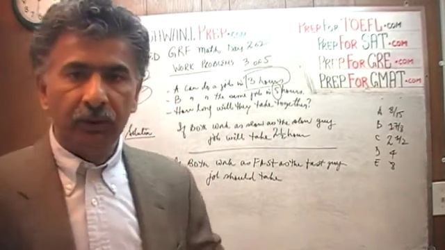 Revised GRE Math Day 262, p126, Work Problems 3-of-5, Prep Tutor via Skype GRE, GMAT, SAT, TOEFL смотреть онлайн