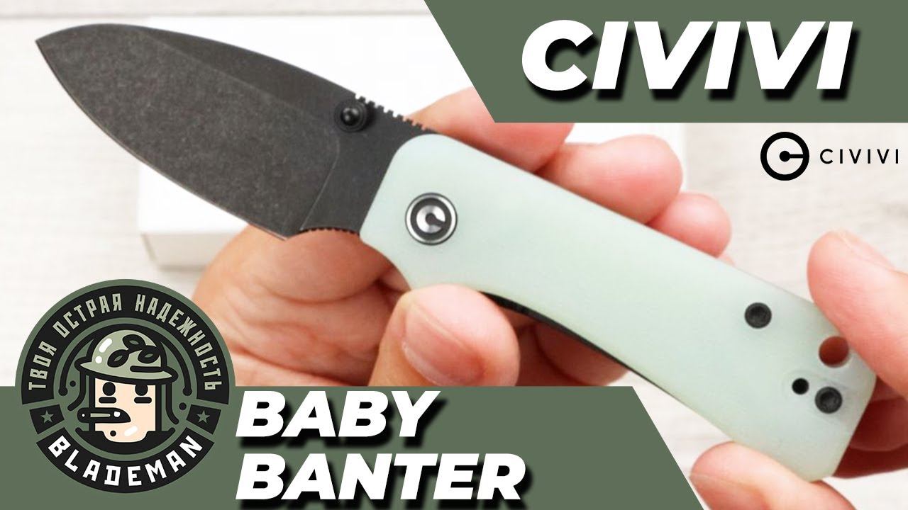 Нож CIVIVI Baby Banter, Nitro-V, G10 Natural