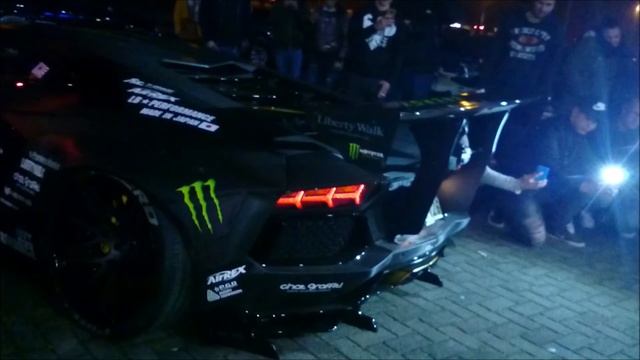 Liberty Walk GTR Aventador & 458italia visiting Belgium/Hasselt смотреть онлайн