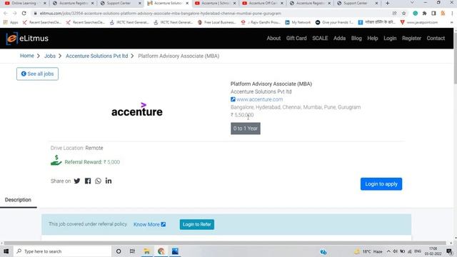 Accenture Direct Hiring Started or Not? | 5.5 LPA Package Hiring Don't Apply Is It For 2022 BATCH? смотреть онлайн