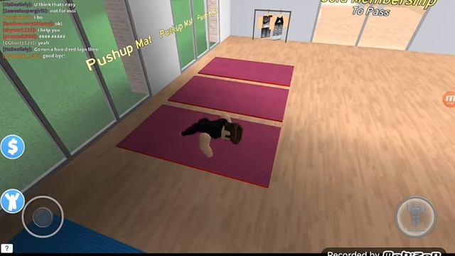 Играем в фитнес центр в роблоксе с каналом Kristina mim Games!!😊 роблокс - ROBLOX ПО РУССКИ смотреть онлайн